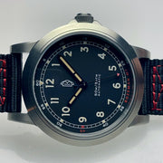Dave Berghold DB Model 2 Field Watch with Black Dial #DB-Field-Black side