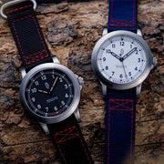 Dave Berghold DB Model 2 Field Watch with White Dial #DB-Field-White and black