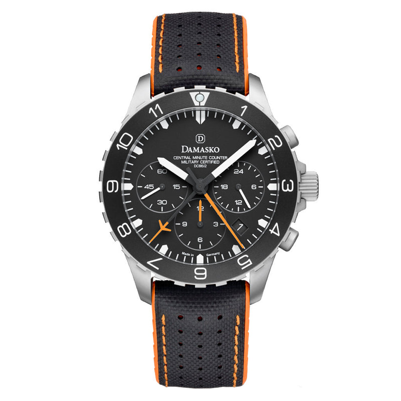 Damasko 42mm Chronograph with a Stopwatch and a 12-hour Totalizer #DC86/2-Or zoom