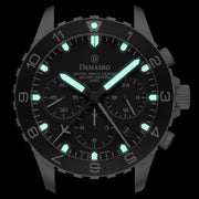 Damasko 42mm Chronograph with a Stopwatch and a 12-hour Totalizer #DC86/2-Or lume