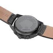 Damasko Black 42mm Chronograph with a Stopwatch plus 12-hour Totalizer #DC86/2BK back
