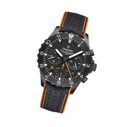 Damasko Black DLC 42mm Chronograph with a Stopwatch and a 12-hour Totalizer #DC86/2BK-Or tilt