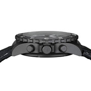 Damasko Black DLC 42mm Chronograph with a Stopwatch and a 12-hour Totalizer #DC86/2BK-Or crown