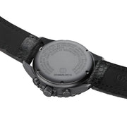 Damasko Black DLC 42mm Chronograph with a Stopwatch and a 12-hour Totalizer #DC86/2BK-Or back
