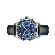 Damasko DC96 Center Minutes Elegant Chronograph with Blue Dial #DC96-Blue