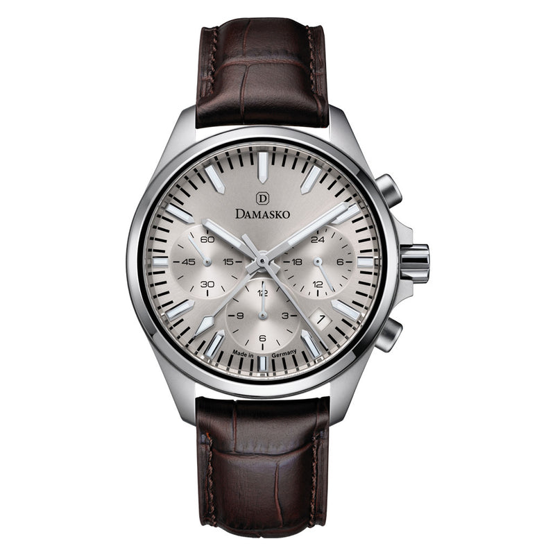Damasko DC96 Center Minutes Elegant Chronograph with Champagne Dial #DC96-Champ