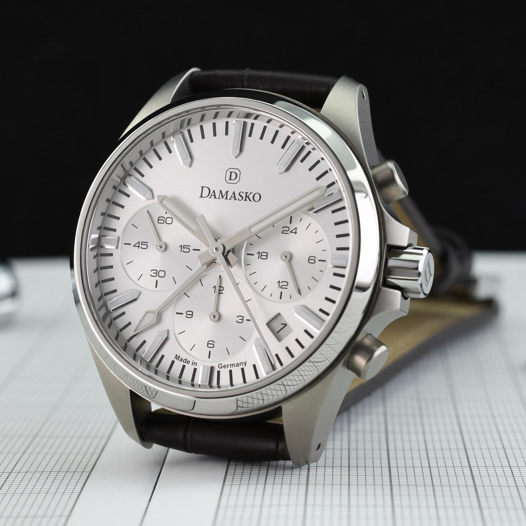 Damasko DC96 Center Minutes Elegant Chronograph with Champagne