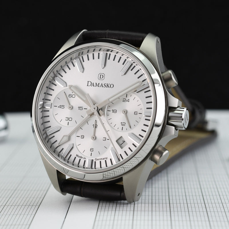 Damasko DC96 Center Minutes Elegant Chronograph with Champagne Dial #DC96-Champ