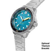 Circula DiveSport Titanium Automatic Dive Watch with Blue Dial #DE-TR-BS