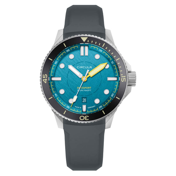 Circula DiveSport Titanium Automatic Dive Watch with Blue Dial #DE-TR-BS