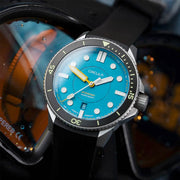 Circula DiveSport Titanium Automatic Dive Watch with Blue Dial #DE-TR-BS