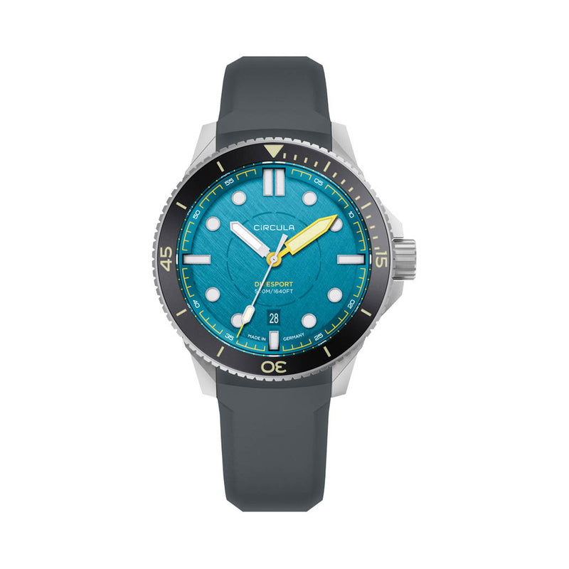 Circula DiveSport Titanium Automatic Dive Watch with Blue Dial #DE-TR-BS