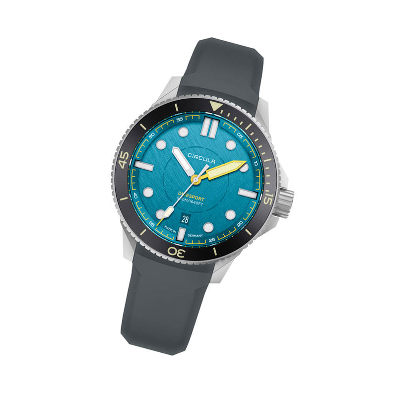 Circula DiveSport Titanium Automatic Dive Watch with Blue Dial #DE-TR-BS