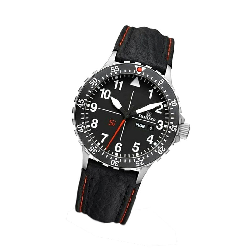 Damasko Si German Automatic Watch with a Rotating 60-Minute Bezel and Stainless Steel Case #DK10-60 tilt