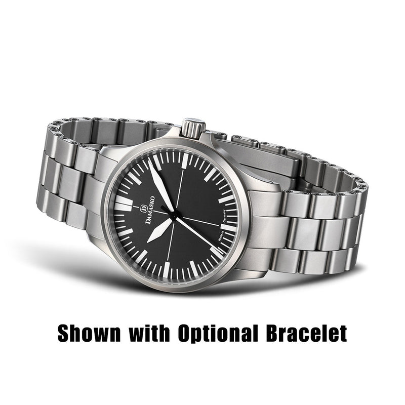 Damasko Swiss Automatic Watch with a 39mm Bead-Blasted Submarine Steel Case #DK30 option
