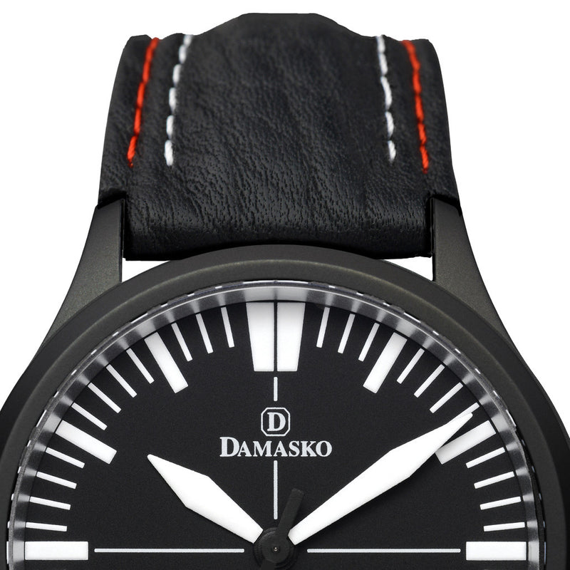 Damasko Black Steel Automatic Watch #DK30BK