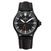 Damasko Black Steel Automatic Watch with Date #DK32BK