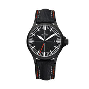 Damasko Black Steel Automatic Watch with Date #DK32BK