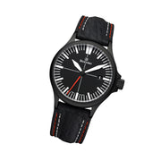 Damasko Black Steel Automatic Watch with Date #DK32BK