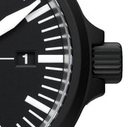 Damasko Black Steel Automatic Watch with Date #DK32BK