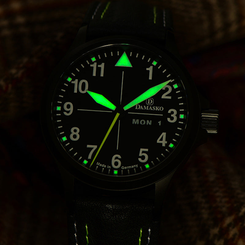 Damasko 40mm Automatic Watch with In-House Movement #DK36 lume