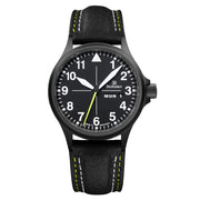 Damasko 40mm Black Automatic Watch with In-House Movement #DK36BK zoom
