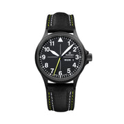 Damasko 40mm Black Automatic Watch with In-House Movement #DK36BK