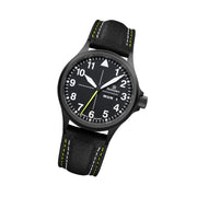 Damasko 40mm Black Automatic Watch with In-House Movement #DK36BK tilt