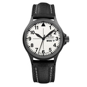 Damasko 40mm Black Automatic Watch with In-House Movement and Full Lume Dial #DK37BK