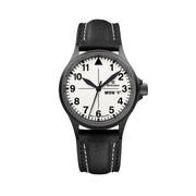 Damasko 40mm Black Automatic Watch with In-House Movement and Full Lume Dial #DK37BK