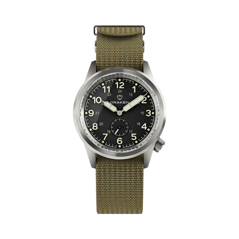 Draken Aoraki 'Recce' Watch with Black Dial #DKN-02