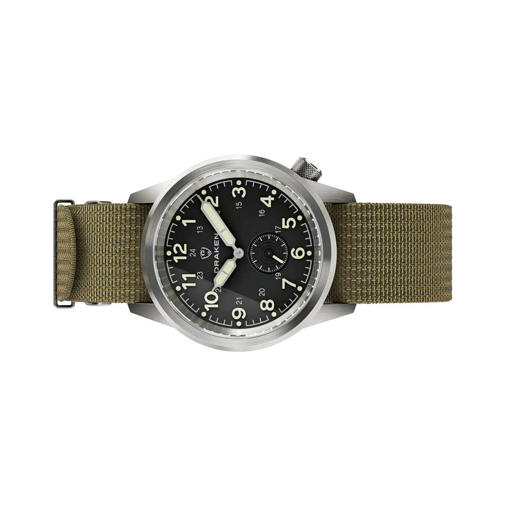 Draken Aoraki 'Recce' Watch with Black Dial #DKN-02 — Long Island