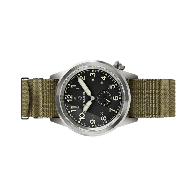 Draken Aoraki 'Recce' Watch with Black Dial #DKN-02