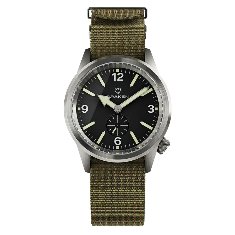 Draken Aoraki 'Vector' Watch with Black Dial #DKN-03