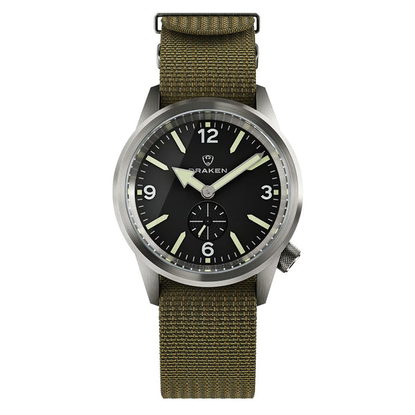 Draken Aoraki 'Vector' Watch with Black Dial #DKN-03