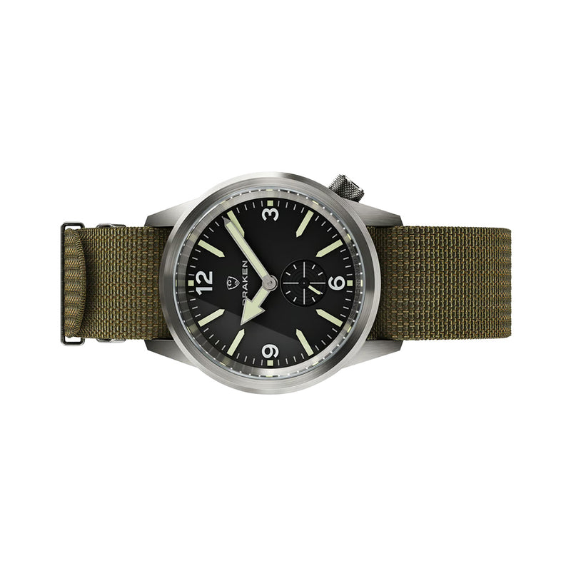 Draken Aoraki 'Vector' Watch with Black Dial #DKN-03