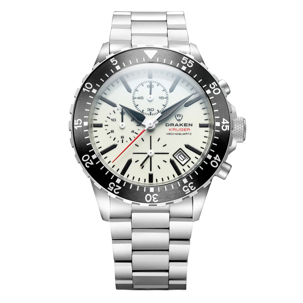 Draken Kruger 'B' Titanium Chronograph with Full Lume Dial #DKN-06