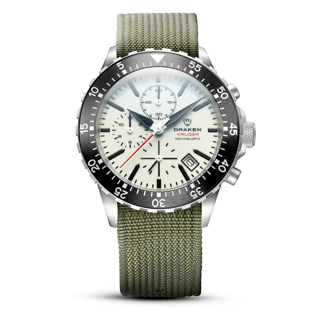 Draken Kruger 'B' Titanium Chronograph with Full Lume Dial #DKN-06