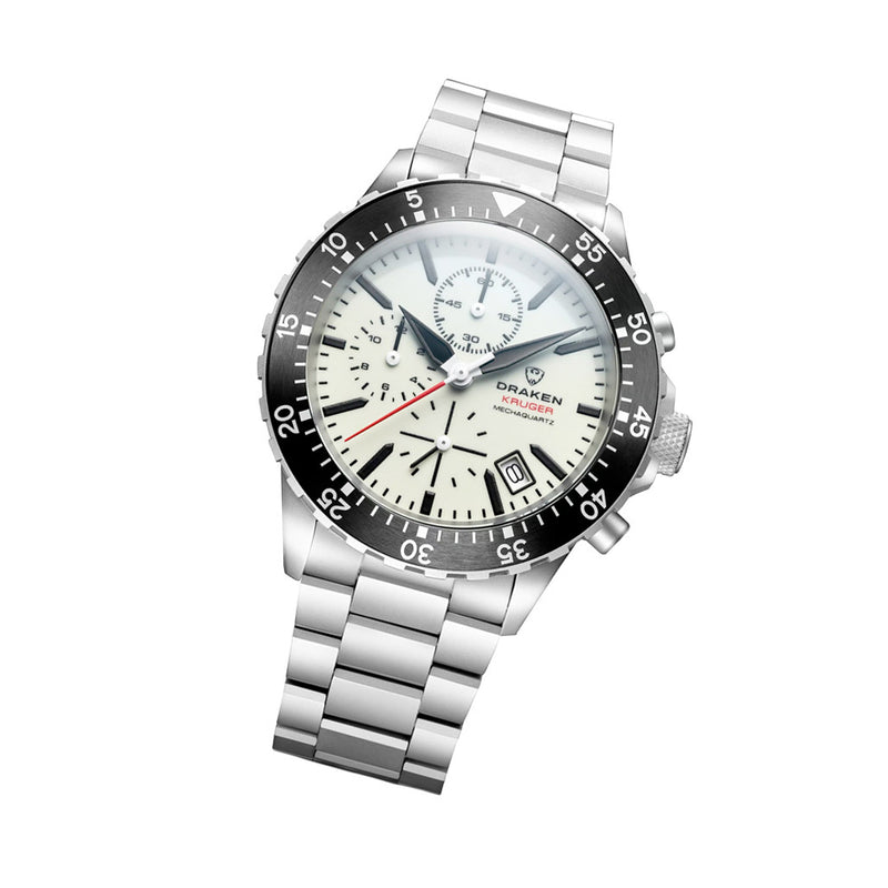 Draken Kruger 'B' Titanium Chronograph with Full Lume Dial #DKN-06