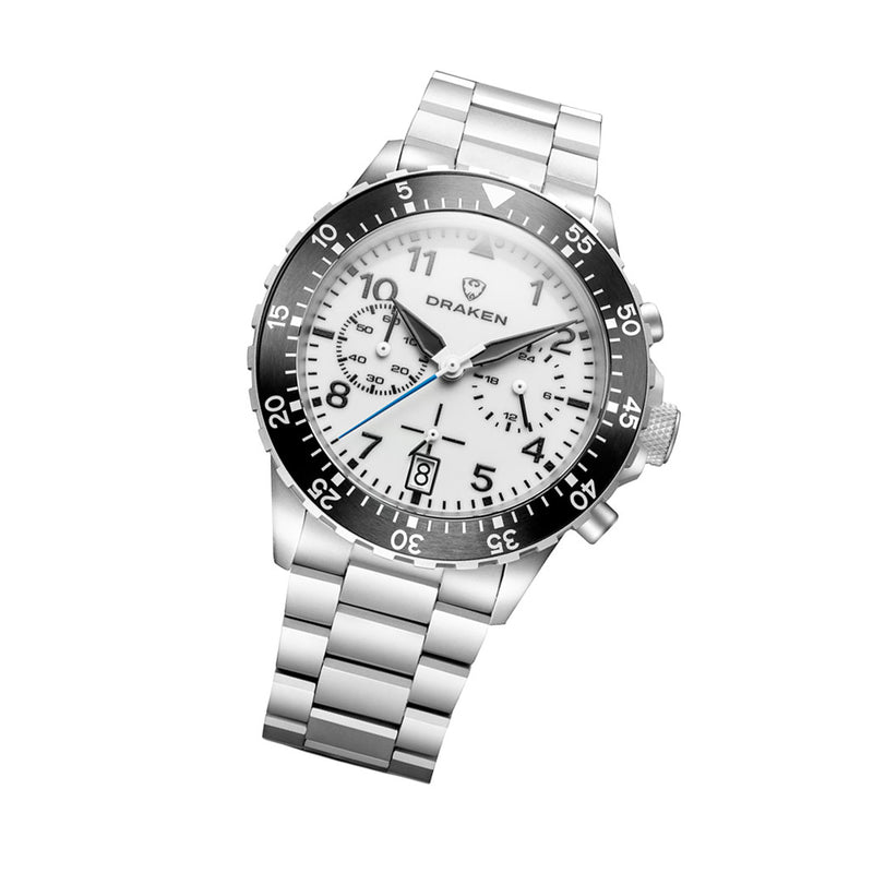 Draken Kruger 'A' Titanium Chronograph with Full Lume Dial #DKN-07