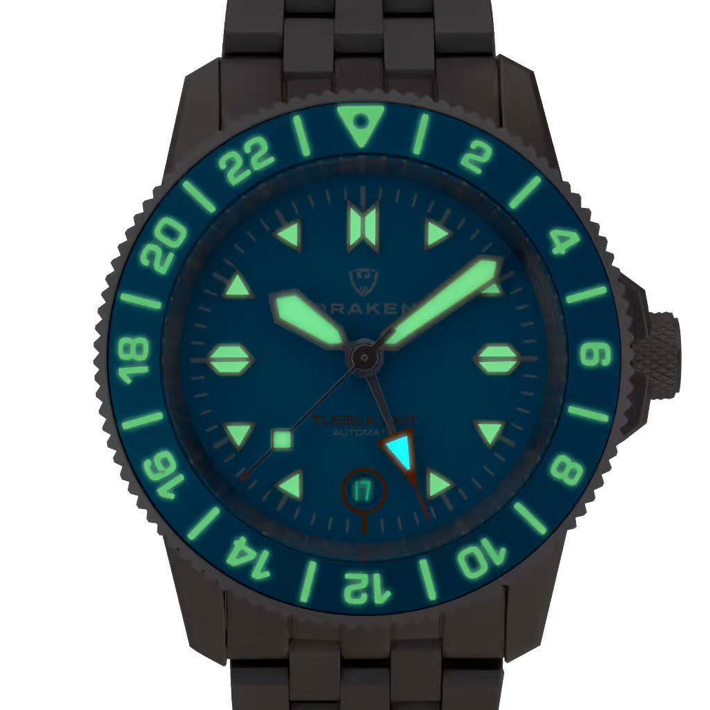 Draken Tugela GMT 'Super Blue' Dive Watch #DKN-09 — Long Island Watch