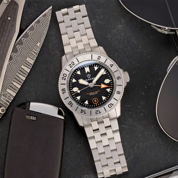Draken Tugela GMT 'Steel' Dive Watch #DKN-10