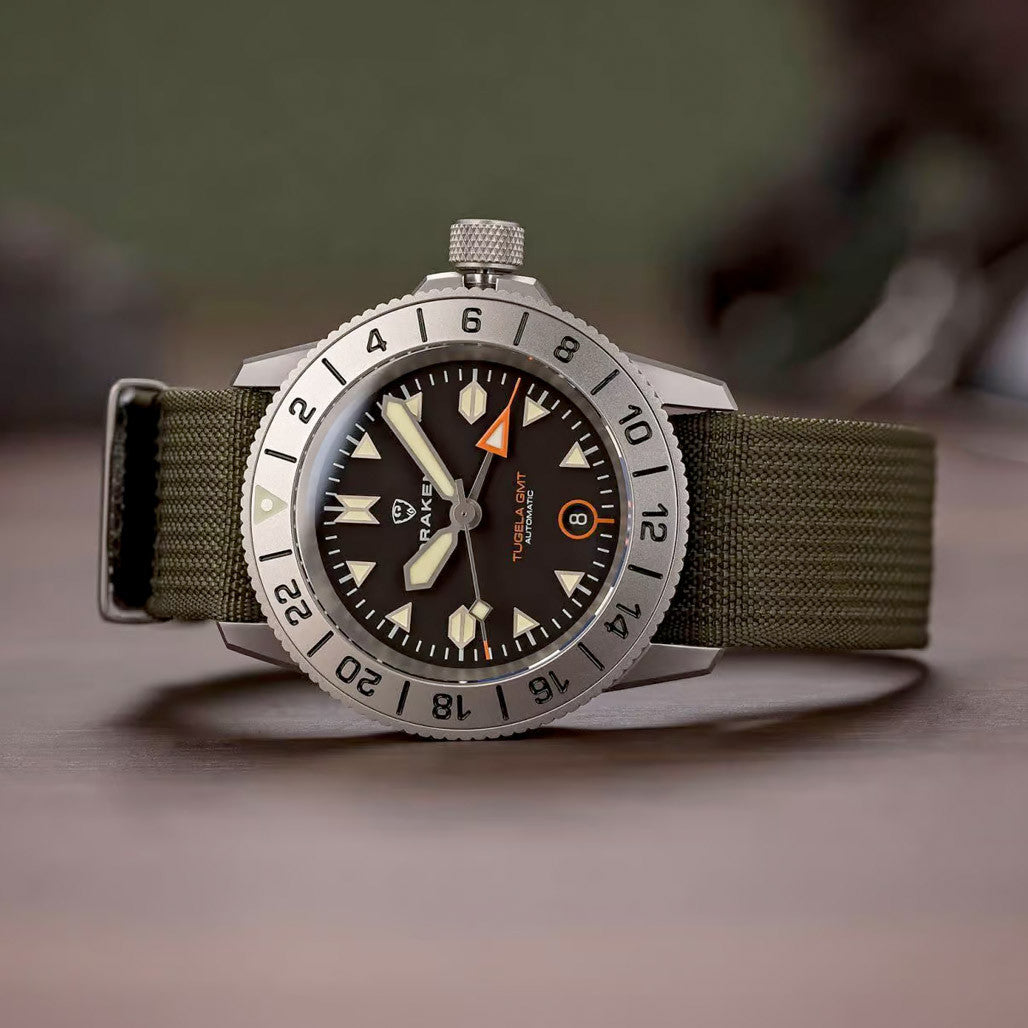 Draken Tugela GMT 'Steel' Dive Watch #DKN-10 — Long Island Watch