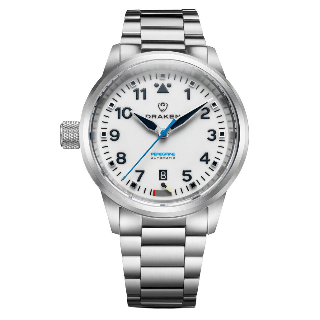 Draken Peregrine 'B' Full Lume Dial Watch with Left Crown #DKN-12