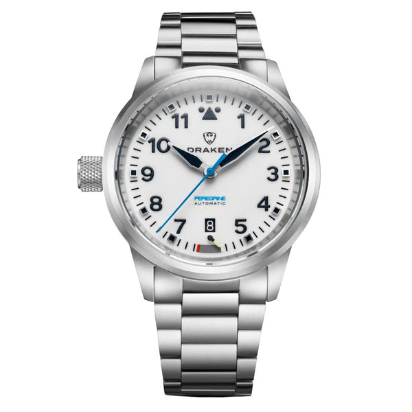 Draken Peregrine 'B' Full Lume Dial Watch with Left Crown #DKN-12