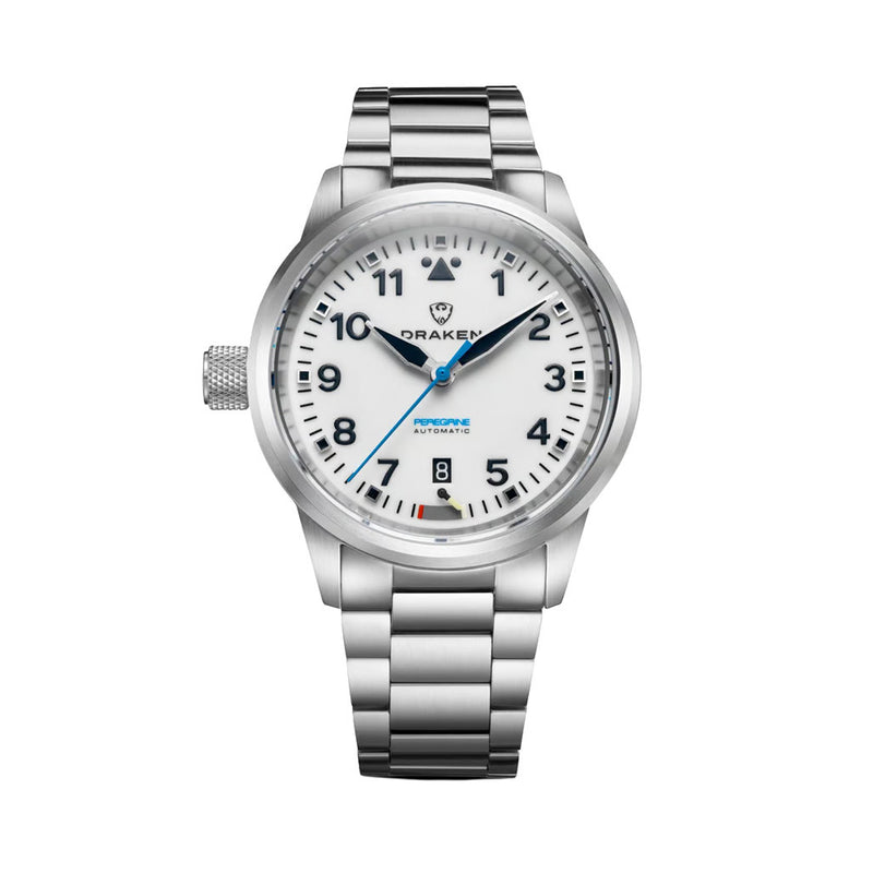 Draken Peregrine 'B' Full Lume Dial Watch with Left Crown #DKN-12