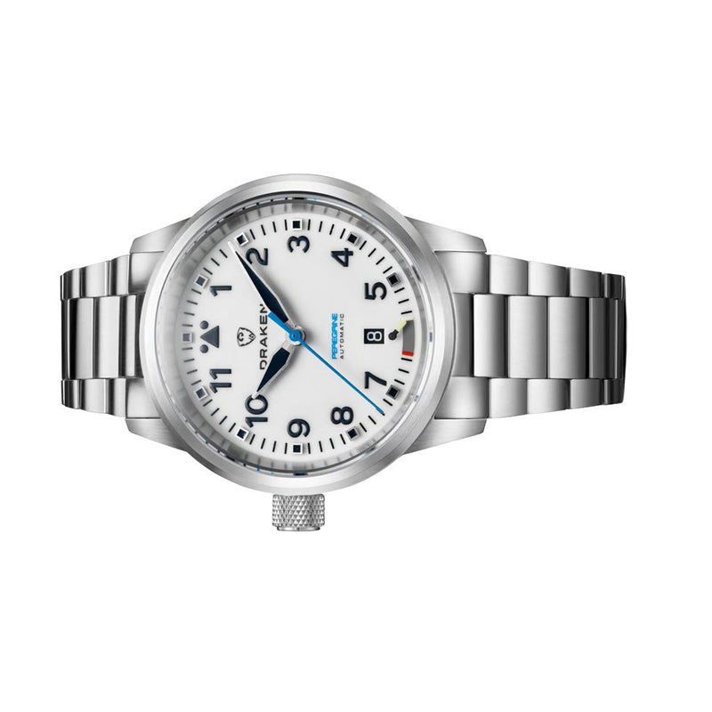 Draken Peregrine 'B' Full Lume Dial Watch with Left Crown #DKN-12
