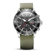 Draken Kruger Automatic Titanium Chronograph with Black Dial #DKN-14