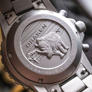 Draken Kruger Automatic Titanium Chronograph with Black Dial #DKN-14