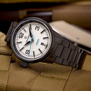 Draken Peregrine DLC 'A' Full Lume Dial Watch with Left Crown #DKN-15